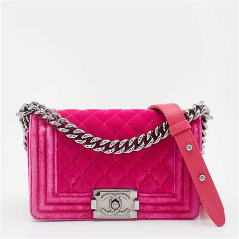 velvet chanel boy bag|chanel 22 bag small.